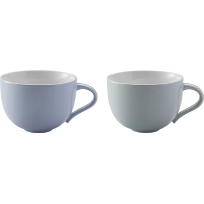 Stelton Hrnek na kávu EMMA modrá kamenina 2 x 300 ml