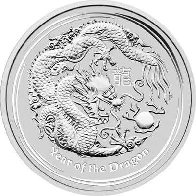 Lunar II Stříbrná mince Rok Draka 1 kg