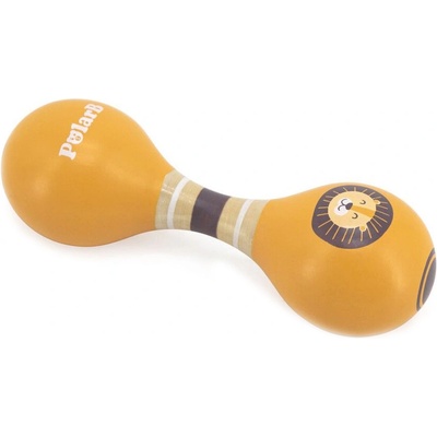 Viga Toys Двоен дървен маракас Viga Toys PolarB - Лъв (44091)