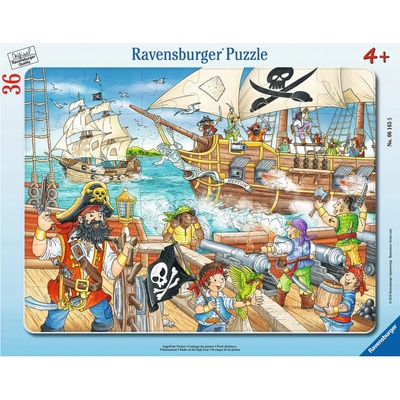 Ravensburger Пъзел Ravensburger от 36 части - Битка в открито море (6165)