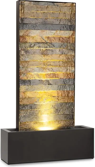 Blumfeldt Raincastle, градински фонтан, 12 LED, помпа 8 W, IPX8, Loopflow Concept (GDMB5-Raincastle) (GDMB5-Raincastle)