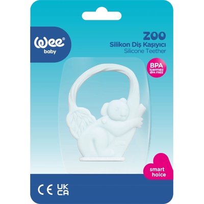 Wee Baby Силиконова гризалка Wee Baby - Zoo, коала, синя (389)