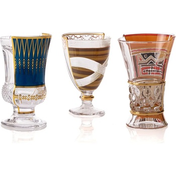 Seletti Чаша за пиене HYBRID PANNOTIA, комплект 3 бр. , 330 мл, Seletti (SLT09181)