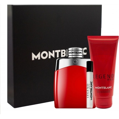 Mont Blanc Legend Red, SET: EDP 100 ml + EDP 7,5ml + Sprchový gél 100 ml pre mužov