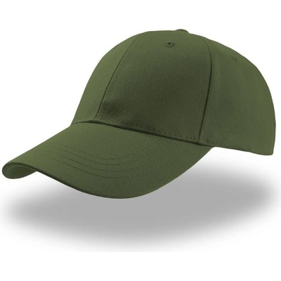 Atlantis Headwear Zoom 6 panelová baseballová COT-33000303399 Zelená