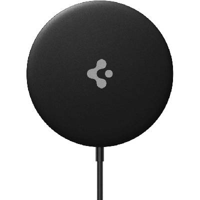 MagSafe bezdrátová nabíječka Spigen Power Arc ArcField Magnetic Wireless Charger Black Fast Charging/7.5W (ACH02190)