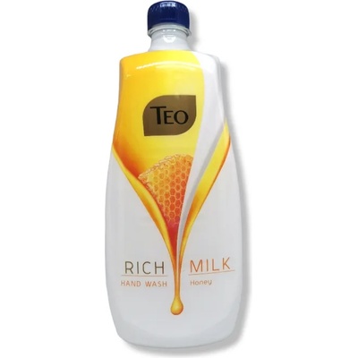 Teo течен сапун, Rich Milk, Мед, 800мл