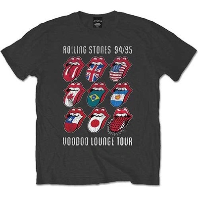 Rolling Stones tričko Voodoo Lounge Tongues šedé