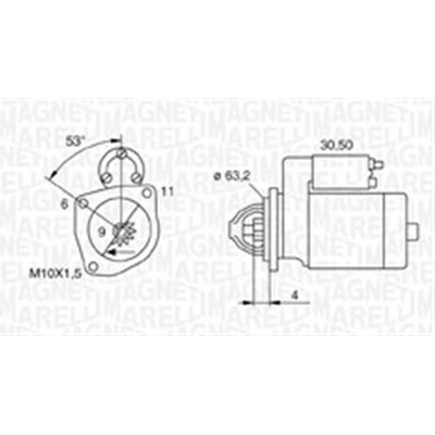 Štartér MAGNETI MARELLI 063721057010