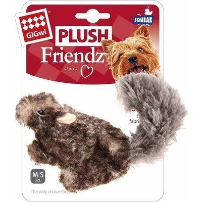 Gigwi plyš Plush Friendz veverka 22 x 7 x 12 cm