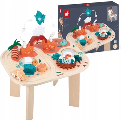 Janod motorický stolík Dinosaurus s aktivitami Dino