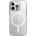 Uniq Кейс Uniq Combat за iPhone 15 Pro Max 6.7", съвместим с MagSafe, прозрачен / бял (8886463685686)