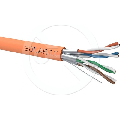 Solarix SXKD-6A-STP-LSOH-B2ca-1m CAT6A STP LSOH B2ca-s1, d1, a1, metráž, 1m