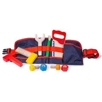 Bigjigs Toys - Детски колан с дървени инструменти (BJ311)