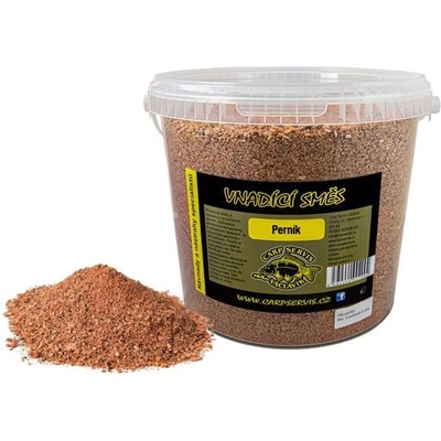 Carp Servis Václavík Vnadící směs kbelík - 5,2 l/perník/ červená