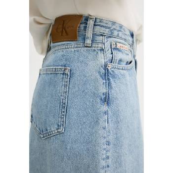 Calvin Klein Jeans Дънкова пола Calvin Klein Jeans в синьо дълга със стандартна кройка J20J224054 (J20J224054)