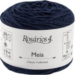 Rosários 4 Meia 12 Navy Плетива прежда (7081601201)