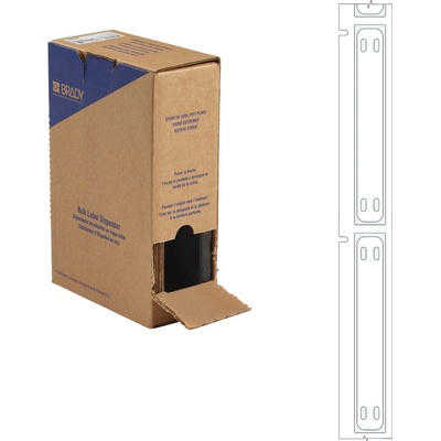 Brady BM-10x75-7643-WT-L / 312197, Bulk BMP71 Heatex Маркери за кабели, 75.00 mm x 10.00 mm (312197)