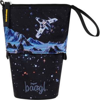 Baagl Школен пенал Pastelkovník Pixel Космос GRS BAAGL | Sin | Момчешки | UNI