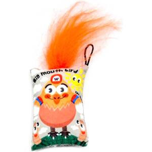 PETINTEREST Котешка играчка PET INTEREST Big Mouth Hairy Bird Silver Vine Toys (25507)