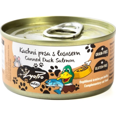 Lyopro Cat Kachní prsa s lososem 85 g