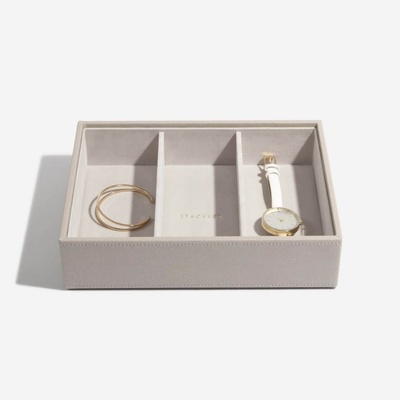 Stackers Stackers box na šperky Taupe Deep Watch Accessories šedobéžová