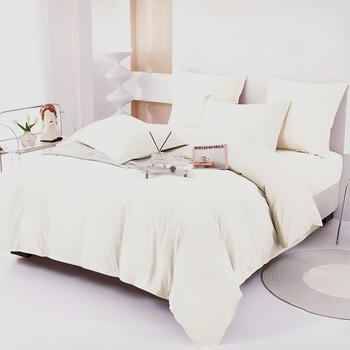 EmonaMall Едноцветно спално бельо EmonaMall, 6 части - Модел S18571 (S18571-1000h3-E-8)