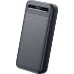 Mcdodo Външна батерия Star Series (MC-3891) - Mcdodo - USB-C + 2x USB, 20000mAh, 22.5W, дисплей - Черно
