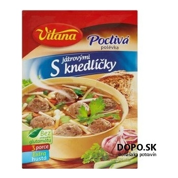 Vitana Poctivá polievka s pečeňovými knedličkami 92 g