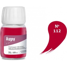 Kaps renovační barva na přírodní a syntetickou kůži Super Color 25 ml Červená