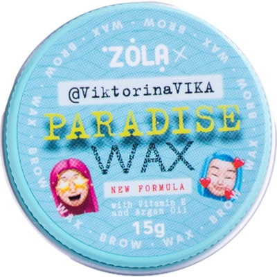 ZOLA x Viktorina Vika Paradise Wax fixační vosk na obočí 15 g