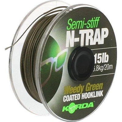Korda šnúra N-Trap Semi Stiff brown 15lb 20m