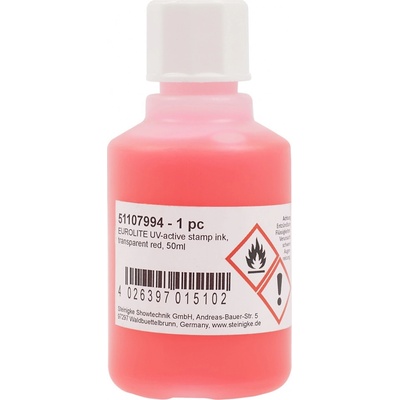 UV razítkovací barva 50 ml červená