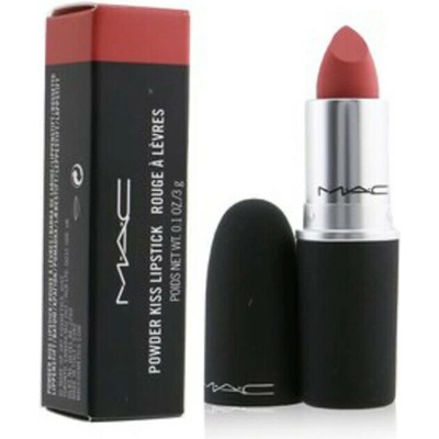 MAC Cosmetics Powder Kiss Lipstick matná rtěnka Sheer Outrage 3 g