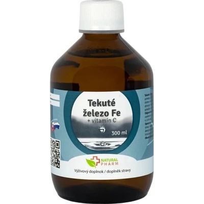 Natural Pharm Tekuté železo Fe + Vitamin C 300 ml