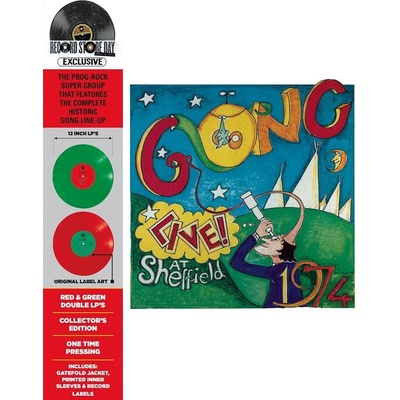 Gong - Live! At Sheffield 1974 (Red & Green Coloured) (2 LP) (3700477831776)