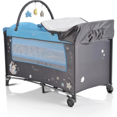 Moni Детска кошара Moni - Sleepy, синя (106501)