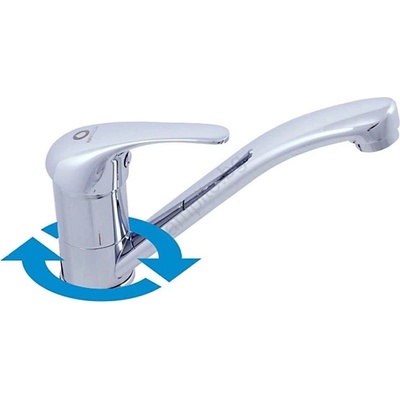 RAV SLEZÁK SA015.0 - Смесител за мивка SAZAVA 11, 8 cm лъскав хром (RV0043)