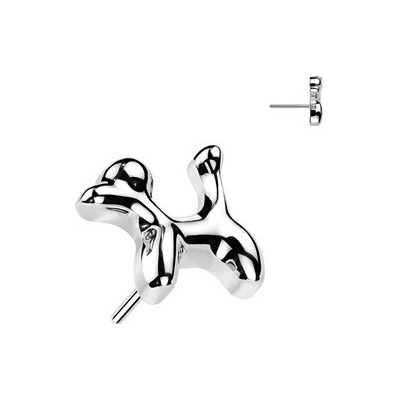 Šperky4U Ozdobná část k PUSH IN piercingu TITAN TIT1691