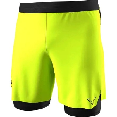 Dynafit Alpine Pro 2v1 pánské běžecké kraťasy Ultra Yellow
