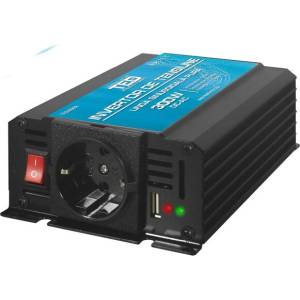 TED Electric Инвертор 12/220 V DC/AC 300/600W Pure Sine Wave TED000408 TED ELECTRIC (TED-INV-12V-300W) - zettabytex