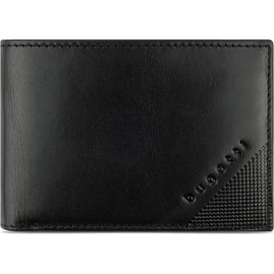 Bugatti Кожен мини портфейл Bugatti Nobile Mini, черен (49 1252 01)