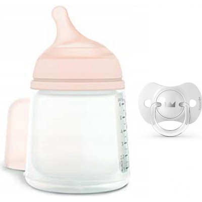 Suavinex antikoliková lahvička Zero AU bílá 180ml