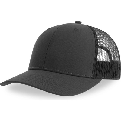Atlantis Headwear Bryce Trucker 6 panelová COT33010226199 dark grey/b Šedá tmavá/černá