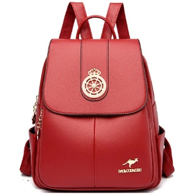 DELIS Дамска раница Aleah GT2251, Червена (GT2251)