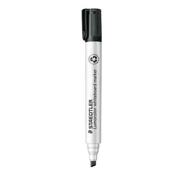 STAEDTLER Маркери Staedtler Lumocolor 351 за бяла дъска скосен връх, (32286-А-ЧЕРЕН)