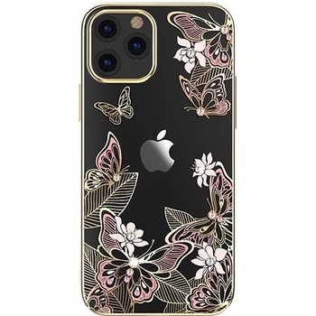 Kingxbar Калъф Kingxbar Butterfly Series Original Swarovski Crystals Case iPhone 12/12 Pro Pink