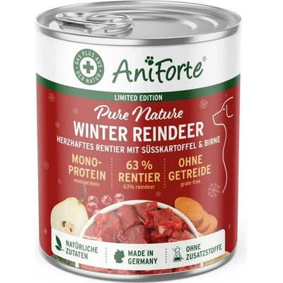 AniForte Winter Reindeer sob se sladkými bramborami hruškou a šípky 400 g