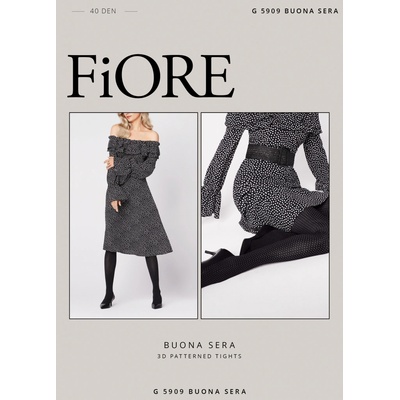 Fiore 40 DEN BUONA SERA černo-bílé