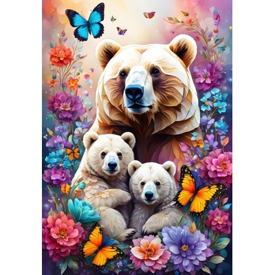 Alipson Puzzle - Puzzle Maternal Love Collection : Bears - 1 000 piese